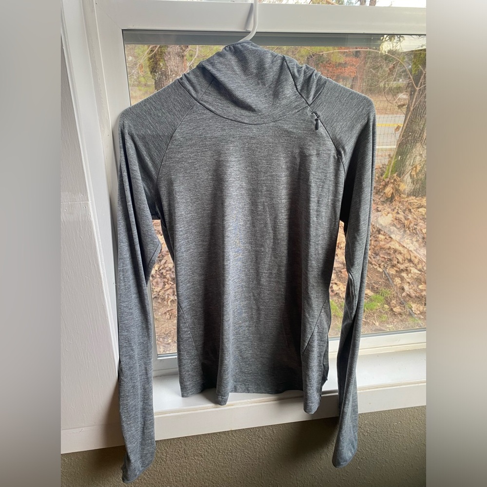 Grey Nike active hoodie